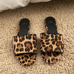 Leopard j crew slides
